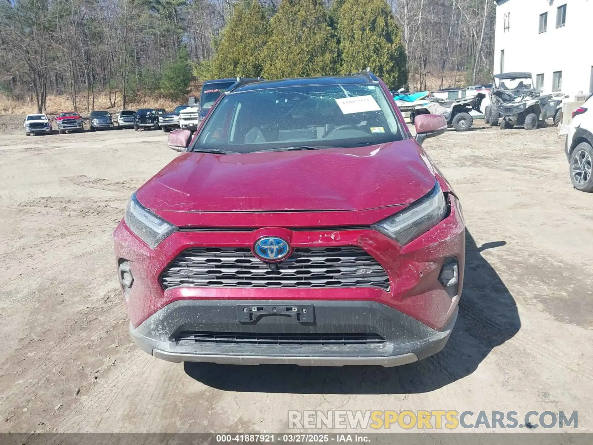 12 fotografías del automóvil dañado 4T3D6RFV4NU067033 TOYOTA RAV4 HYBRID 2022