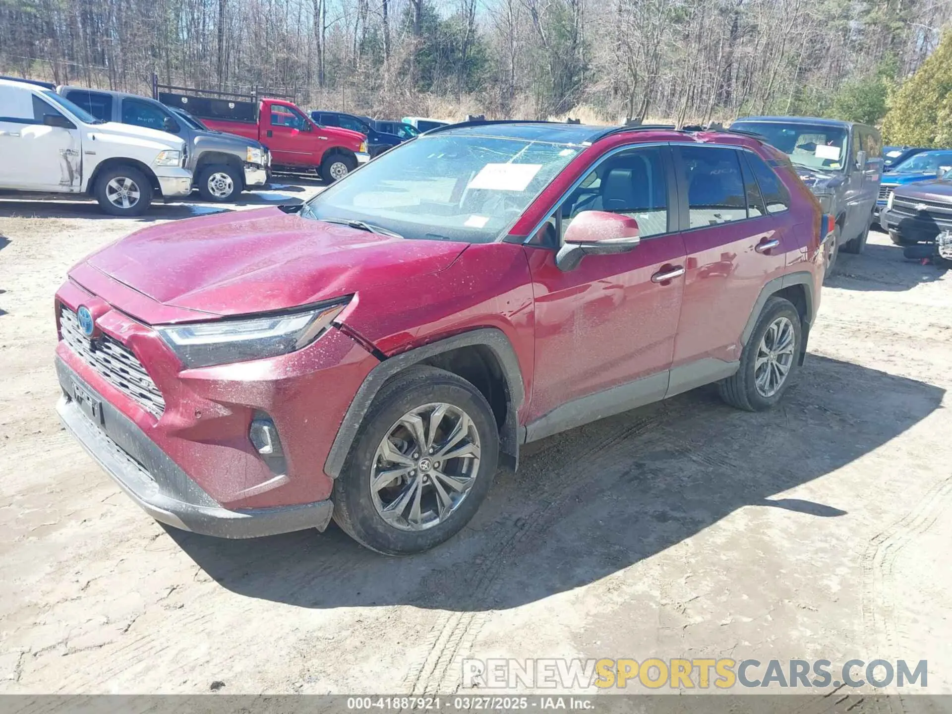 2 fotografías del automóvil dañado 4T3D6RFV4NU067033 TOYOTA RAV4 HYBRID 2022