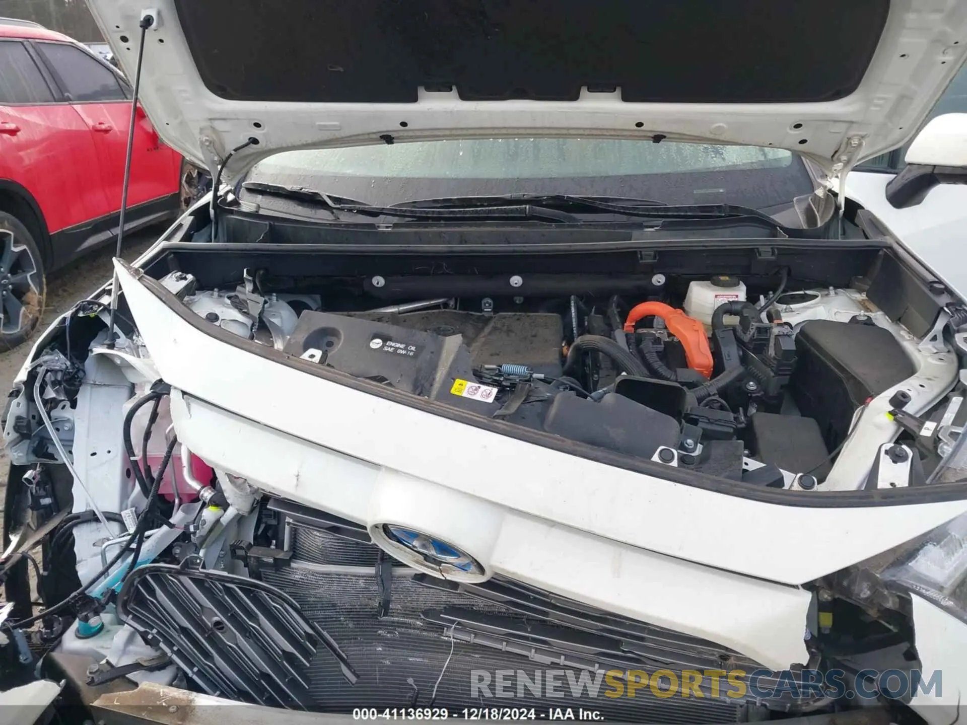 10 fotografías del automóvil dañado 4T3D6RFV7NU076017 TOYOTA RAV4 HYBRID 2022