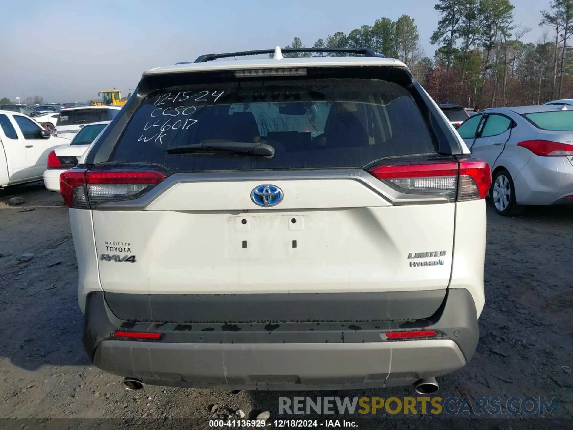 16 fotografías del automóvil dañado 4T3D6RFV7NU076017 TOYOTA RAV4 HYBRID 2022