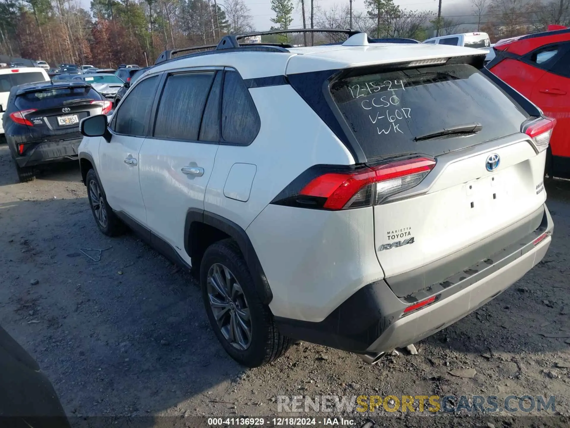 3 fotografías del automóvil dañado 4T3D6RFV7NU076017 TOYOTA RAV4 HYBRID 2022