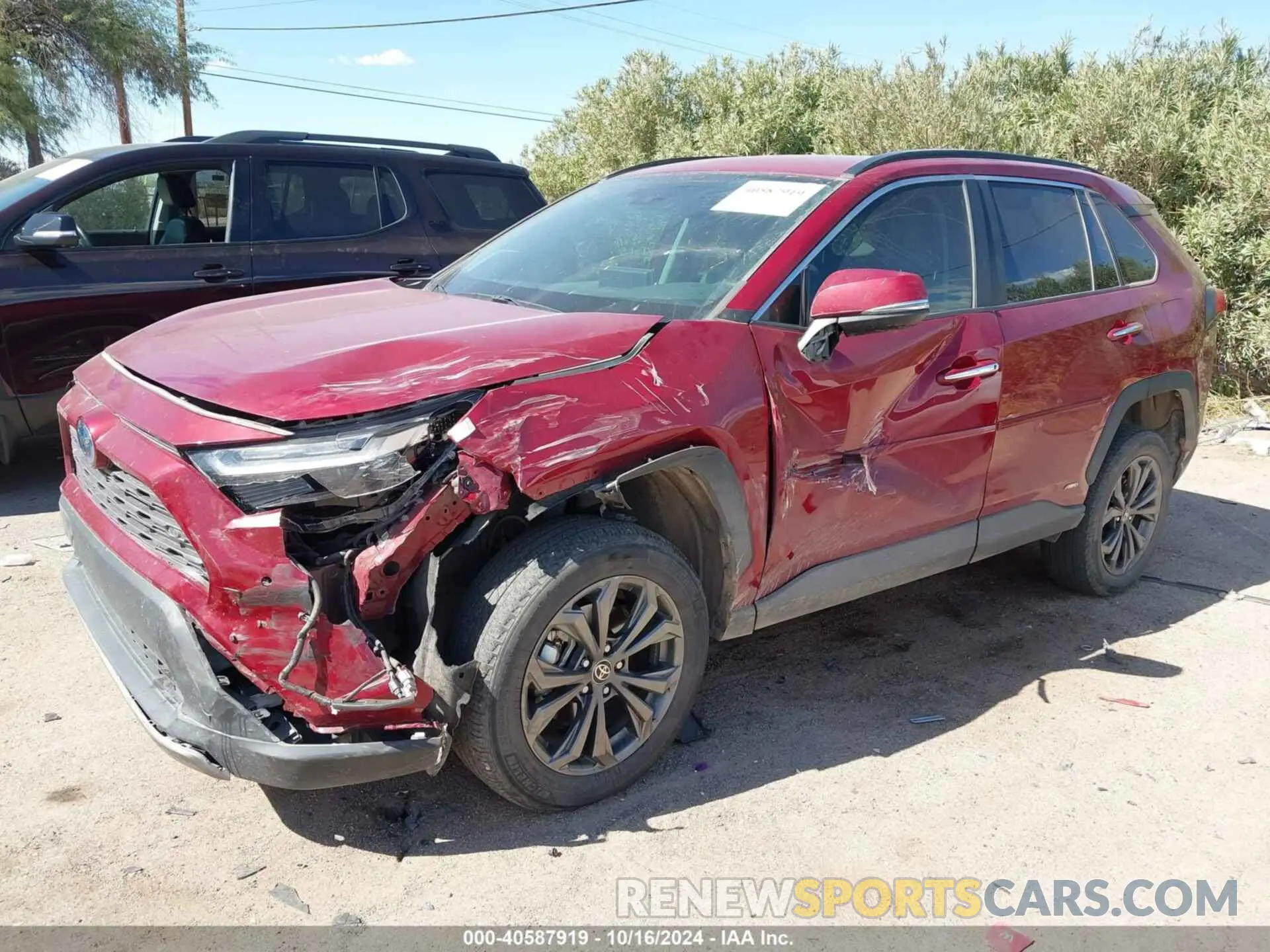 2 fotografías del automóvil dañado 4T3D6RFV9NU082711 TOYOTA RAV4 HYBRID 2022