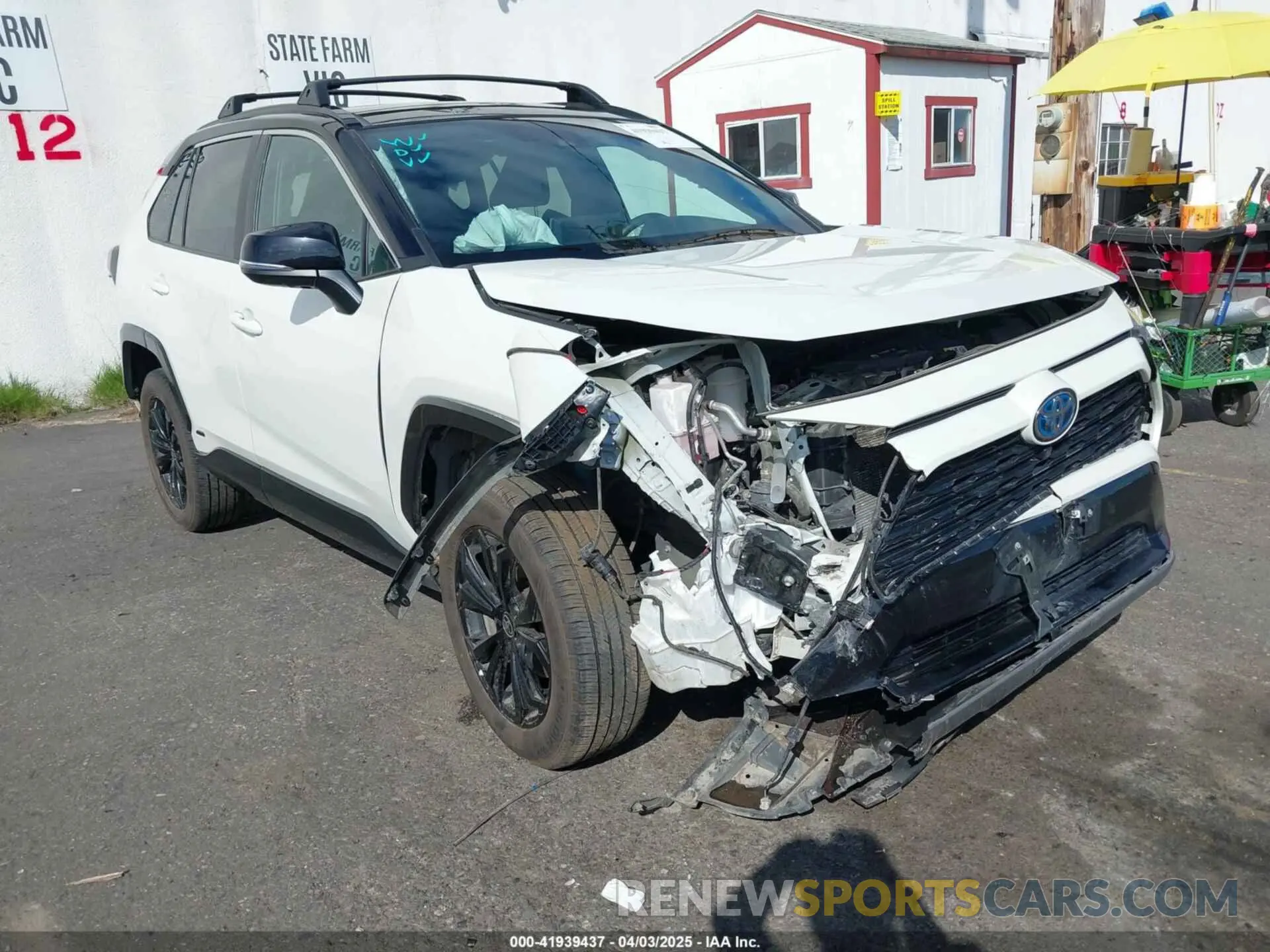 1 fotografías del automóvil dañado 4T3E6RFV1NU089236 TOYOTA RAV4 HYBRID 2022