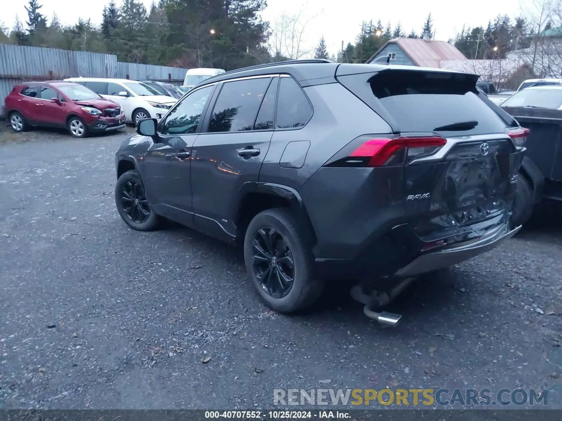 3 fotografías del automóvil dañado 4T3E6RFV8NU075012 TOYOTA RAV4 HYBRID 2022