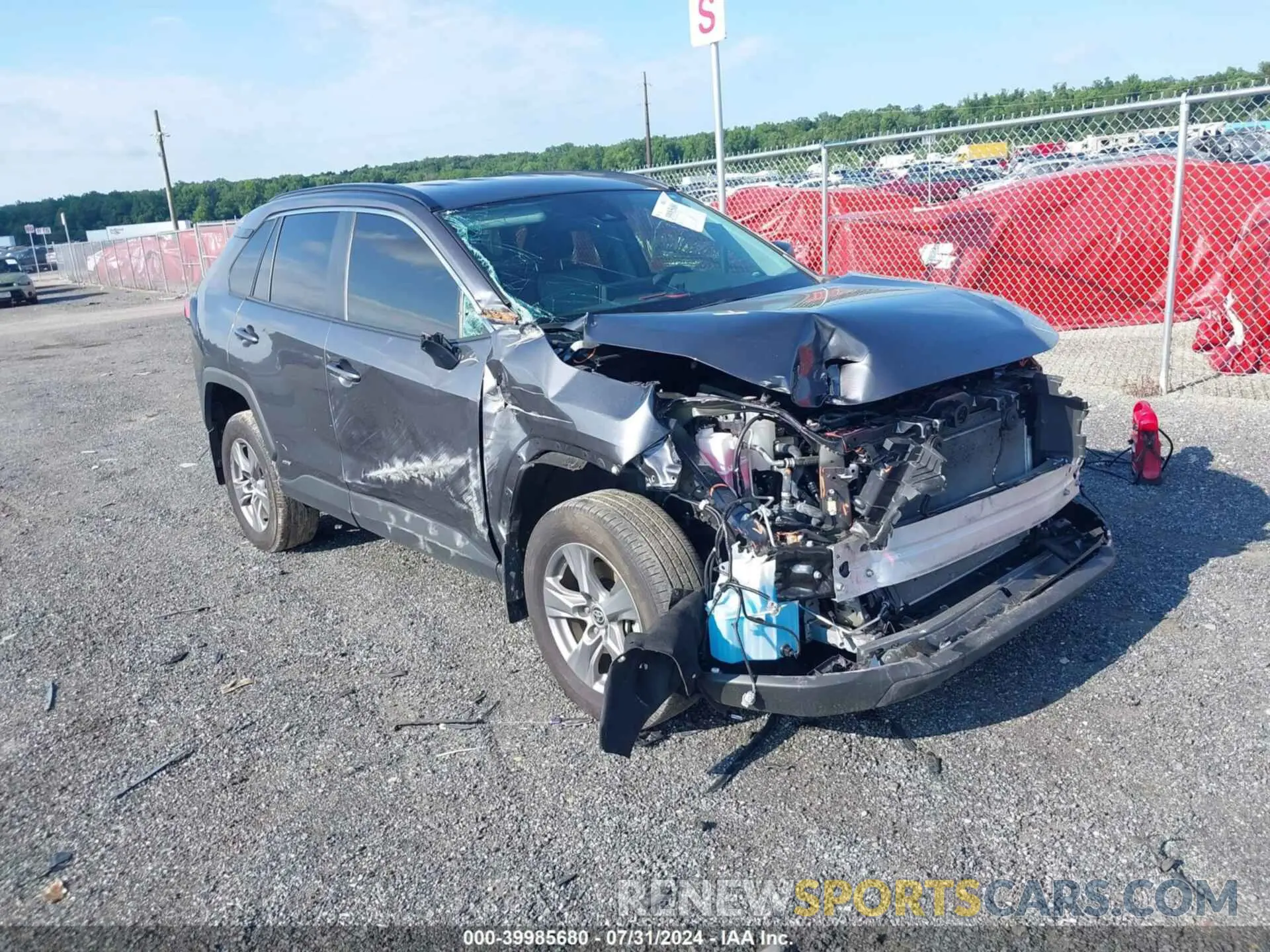 1 fotografías del automóvil dañado 4T3LWRFV8NU070142 TOYOTA RAV4 HYBRID 2022
