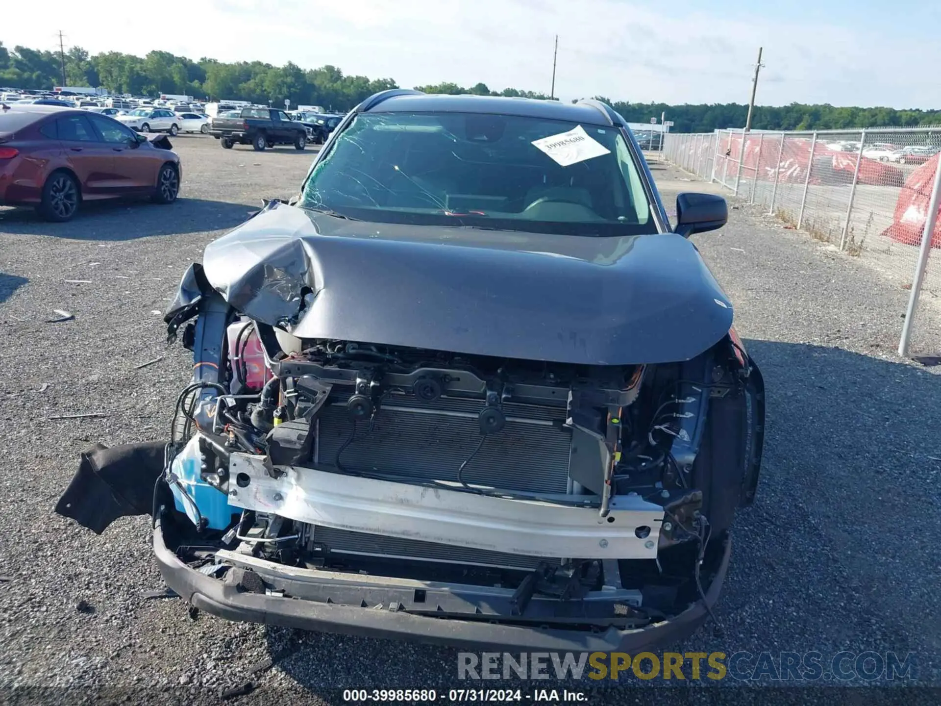 12 fotografías del automóvil dañado 4T3LWRFV8NU070142 TOYOTA RAV4 HYBRID 2022