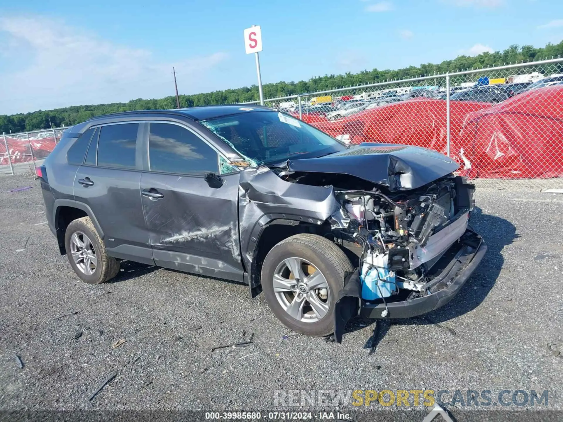 13 fotografías del automóvil dañado 4T3LWRFV8NU070142 TOYOTA RAV4 HYBRID 2022