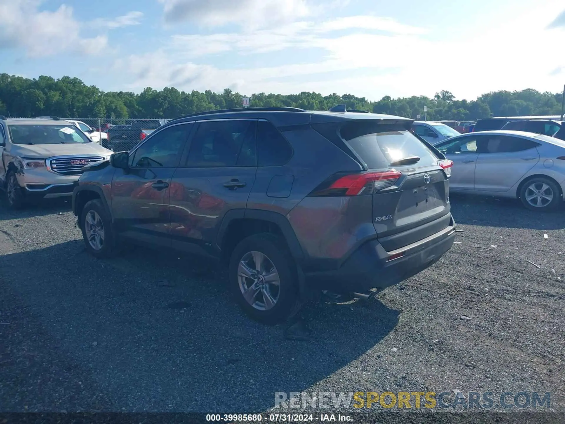3 fotografías del automóvil dañado 4T3LWRFV8NU070142 TOYOTA RAV4 HYBRID 2022
