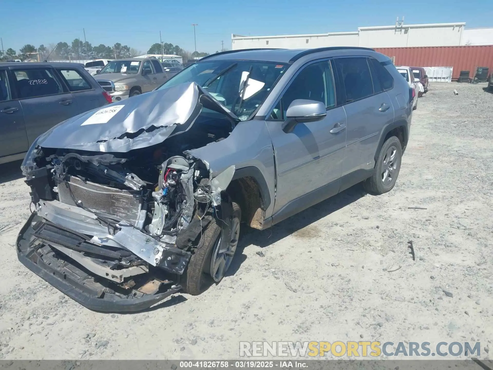 2 fotografías del automóvil dañado 4T3MWRFV6NU074064 TOYOTA RAV4 HYBRID 2022