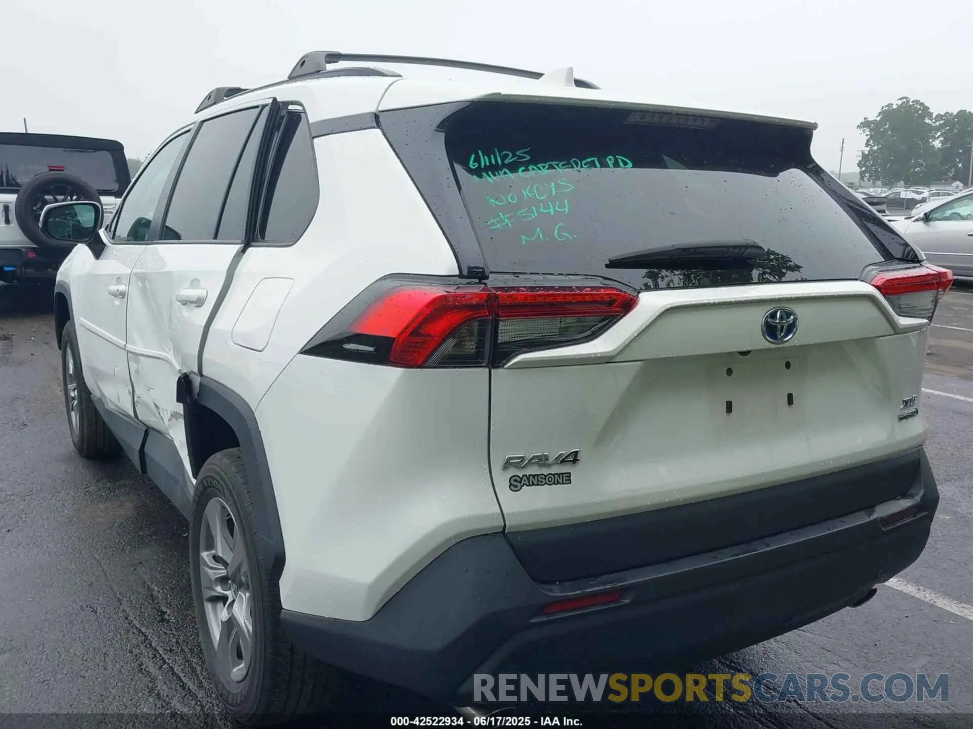 3 fotografías del automóvil dañado 4T3RWRFV0NU055144 TOYOTA RAV4 HYBRID 2022