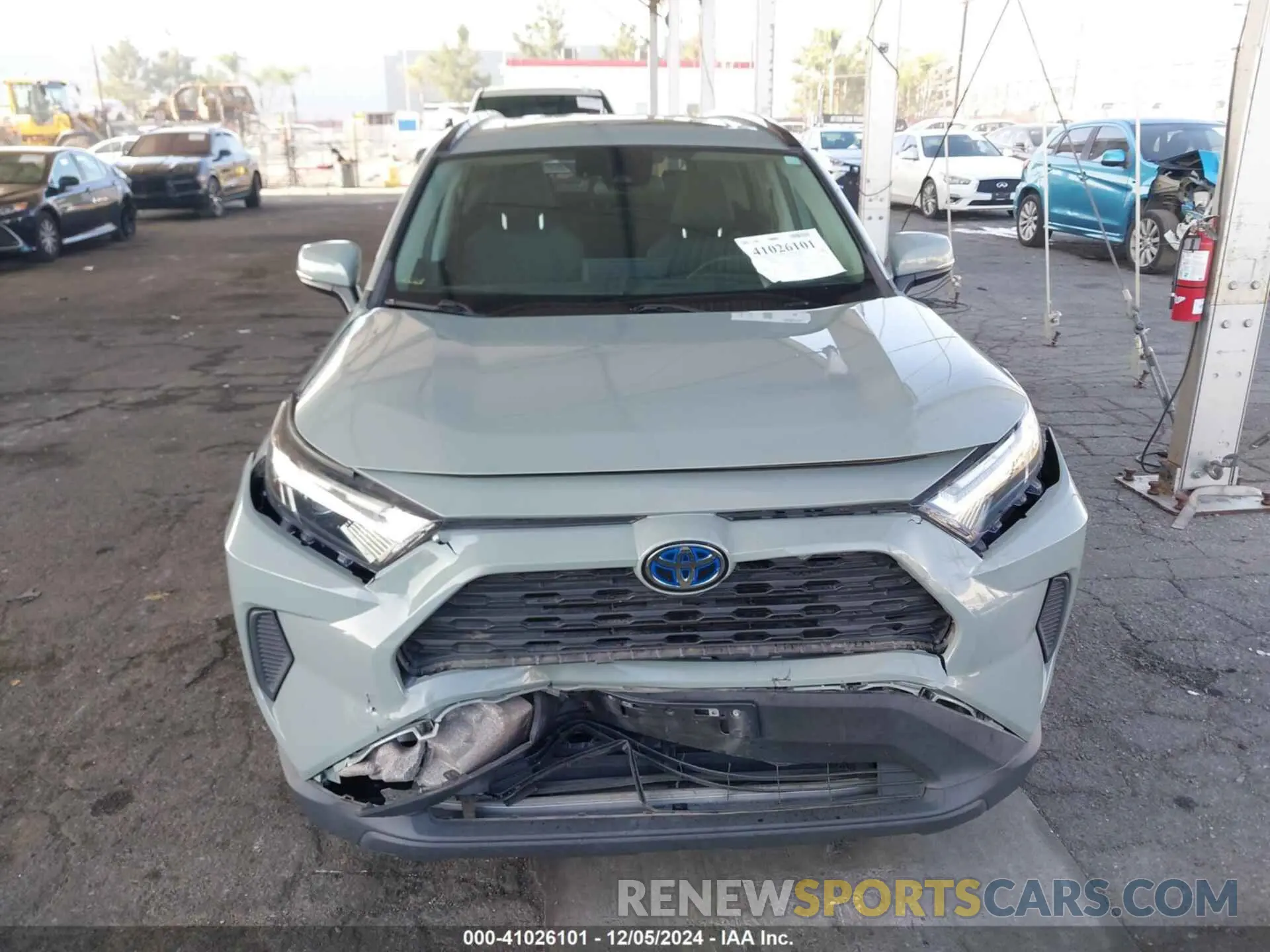 12 fotografías del automóvil dañado 4T3RWRFV2NU063004 TOYOTA RAV4 HYBRID 2022