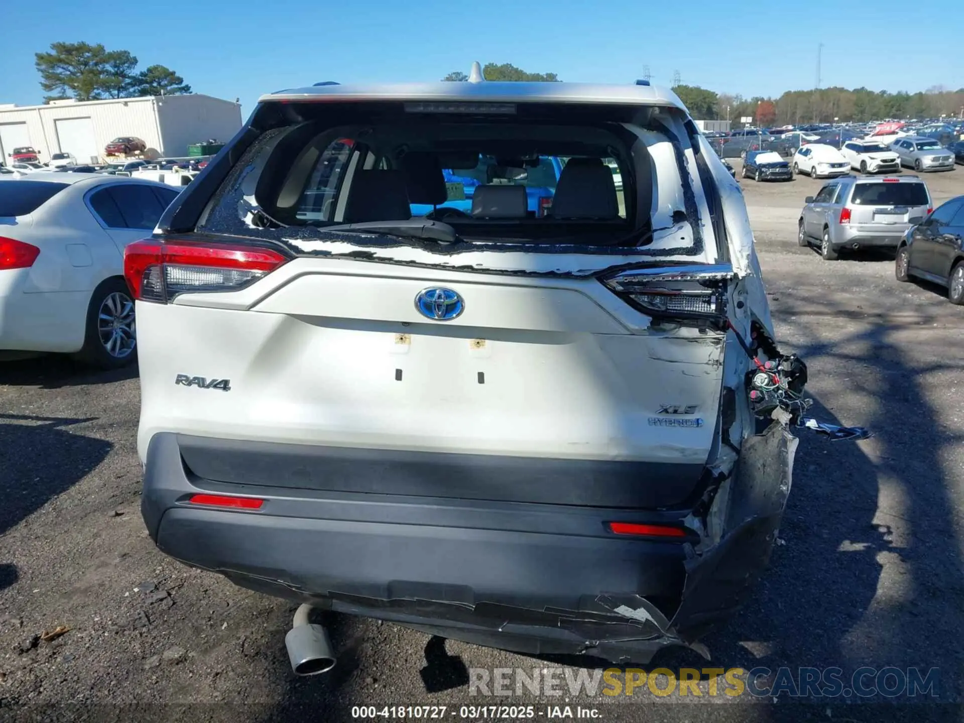 16 fotografías del automóvil dañado JTMB6RFV0ND077627 TOYOTA RAV4 HYBRID 2022
