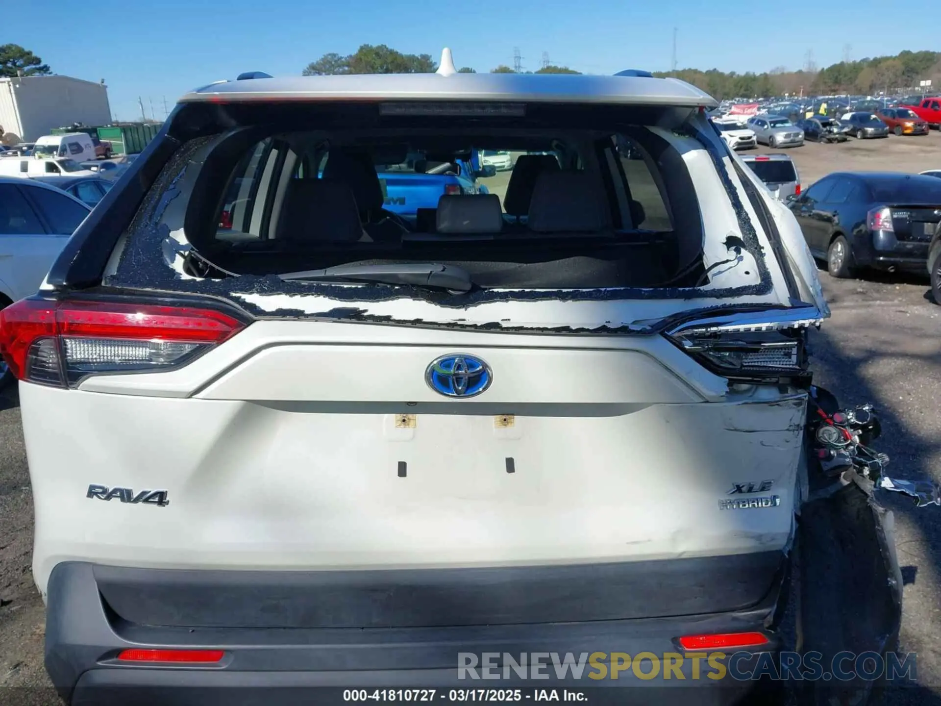 6 fotografías del automóvil dañado JTMB6RFV0ND077627 TOYOTA RAV4 HYBRID 2022