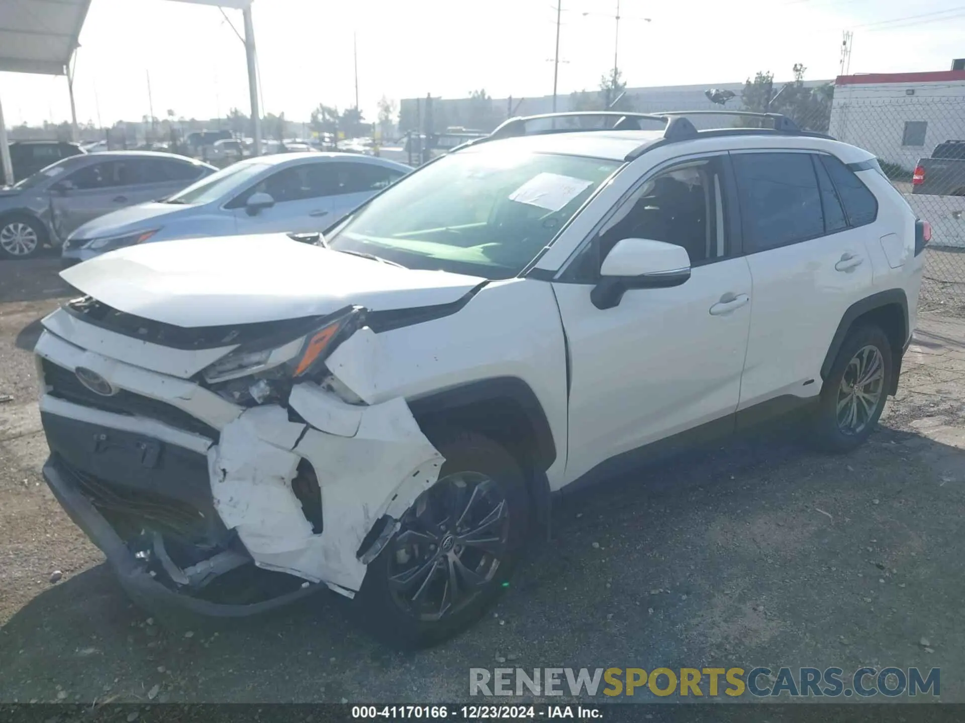 2 fotografías del automóvil dañado JTMB6RFV2ND073661 TOYOTA RAV4 HYBRID 2022