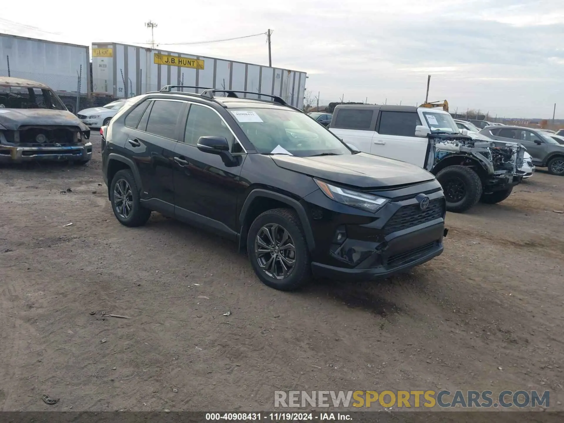 1 fotografías del automóvil dañado JTMB6RFV3ND050728 TOYOTA RAV4 HYBRID 2022