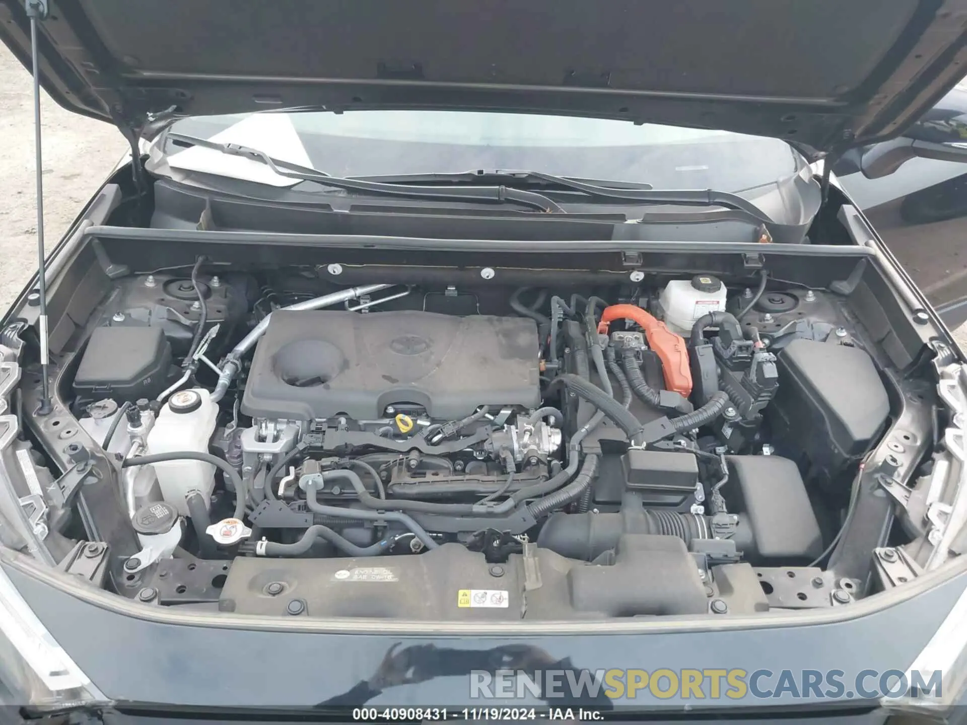 10 fotografías del automóvil dañado JTMB6RFV3ND050728 TOYOTA RAV4 HYBRID 2022