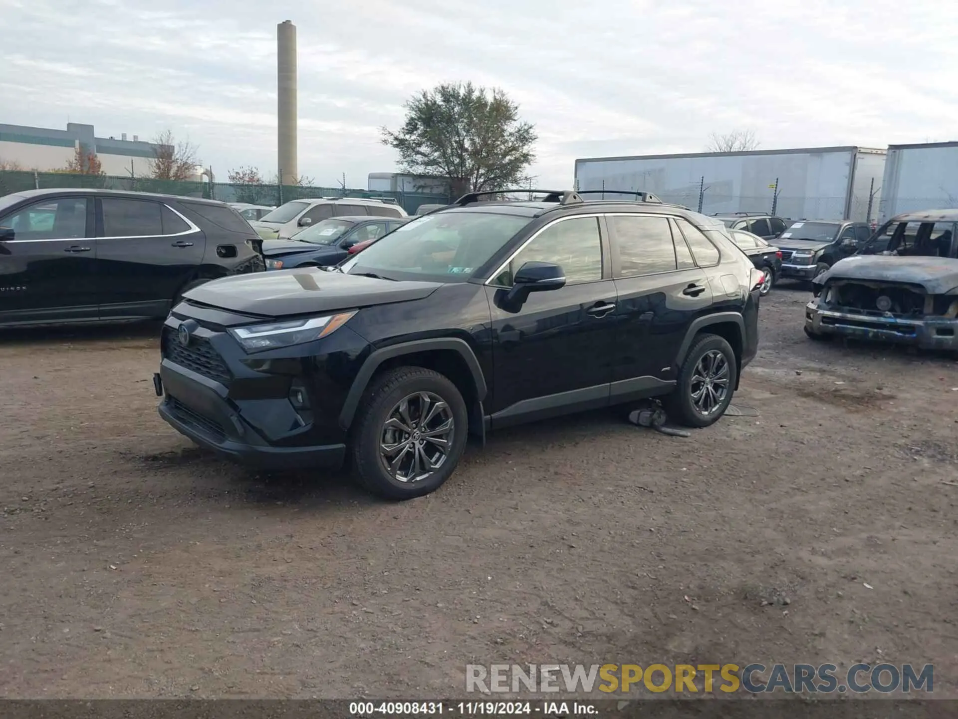 2 fotografías del automóvil dañado JTMB6RFV3ND050728 TOYOTA RAV4 HYBRID 2022