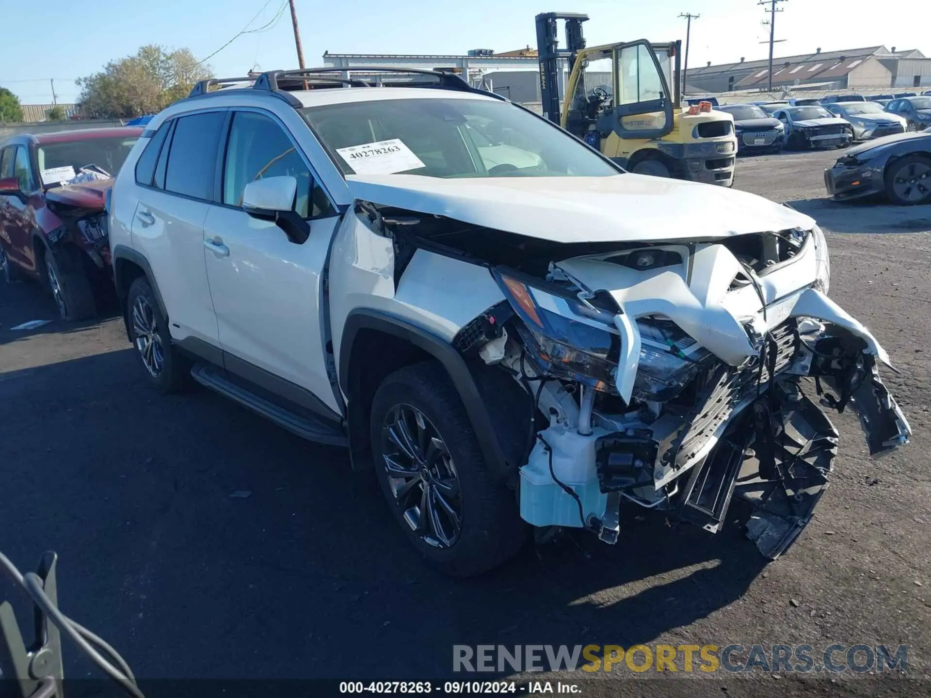 1 fotografías del automóvil dañado JTMB6RFV3ND076908 TOYOTA RAV4 HYBRID 2022
