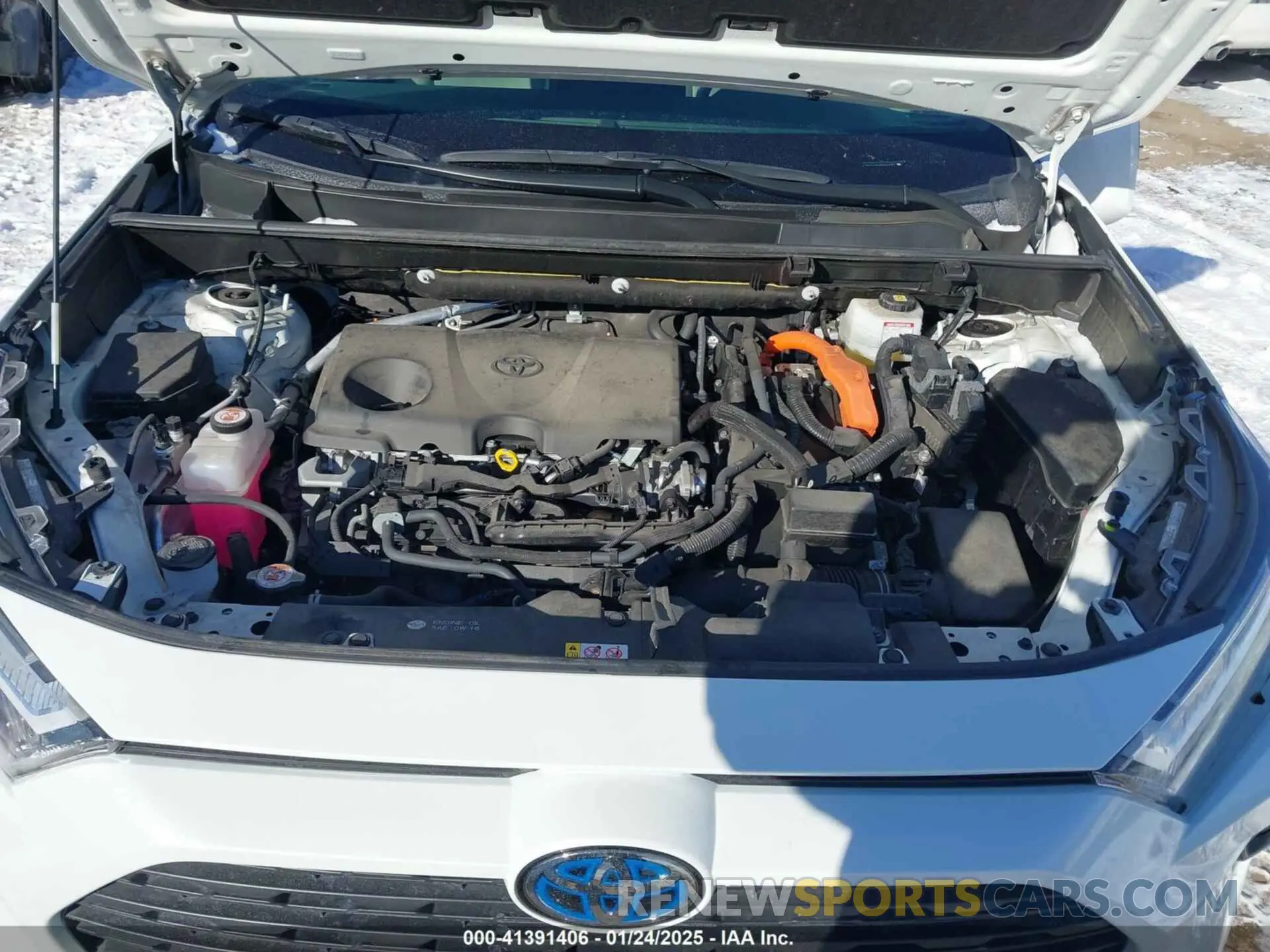 10 fotografías del automóvil dañado JTMB6RFV7ND067256 TOYOTA RAV4 HYBRID 2022