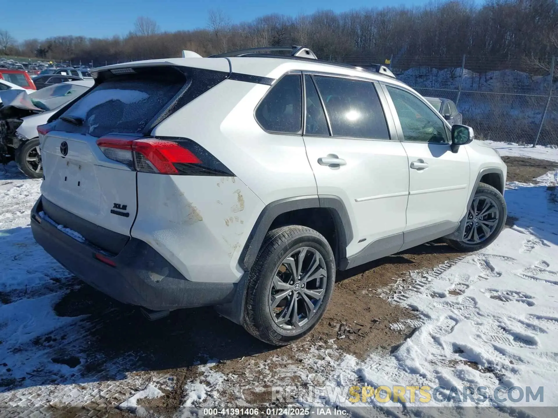 4 fotografías del automóvil dañado JTMB6RFV7ND067256 TOYOTA RAV4 HYBRID 2022
