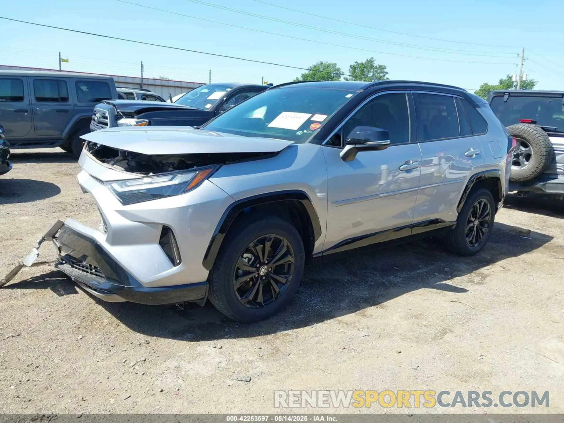 2 fotografías del automóvil dañado JTME6RFV1ND520168 TOYOTA RAV4 HYBRID 2022