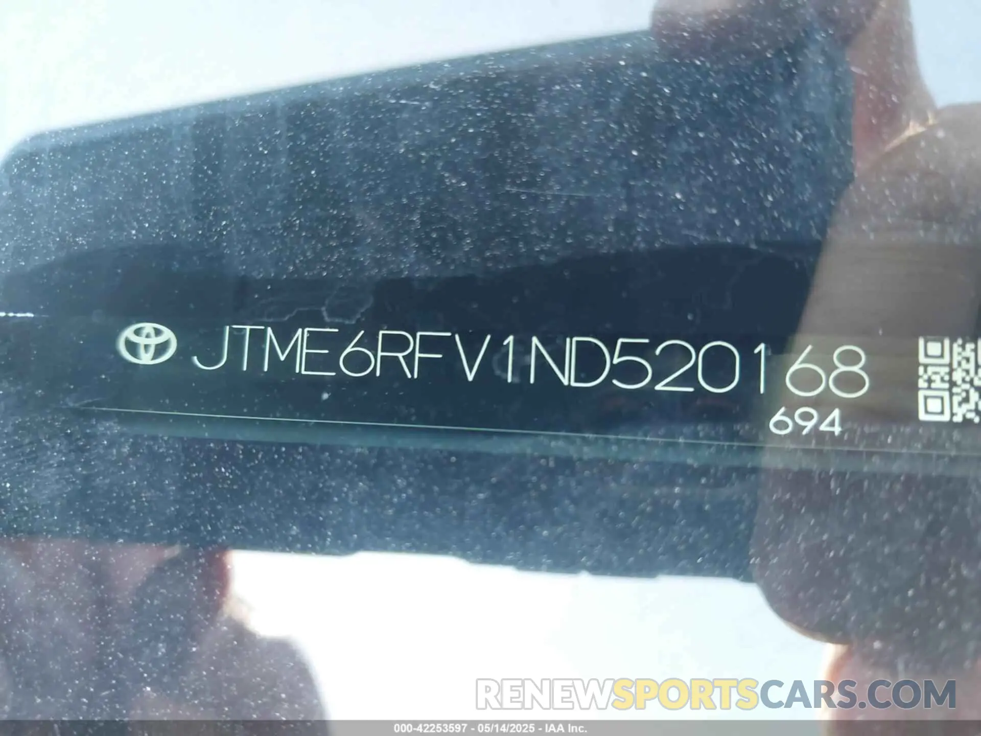 9 fotografías del automóvil dañado JTME6RFV1ND520168 TOYOTA RAV4 HYBRID 2022