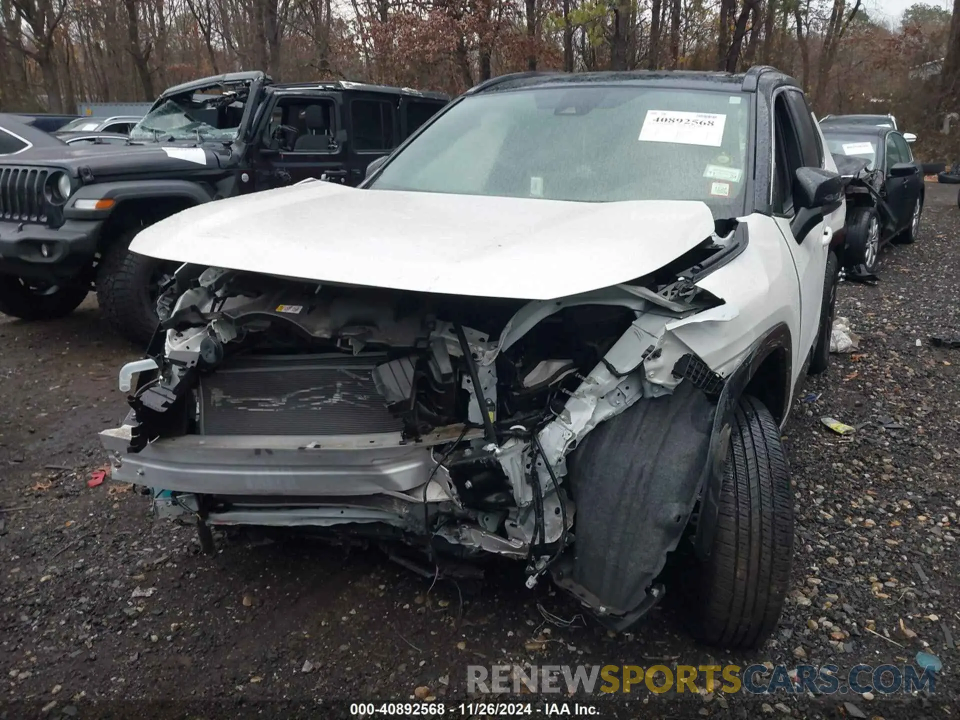 11 fotografías del automóvil dañado JTME6RFV1ND535933 TOYOTA RAV4 HYBRID 2022