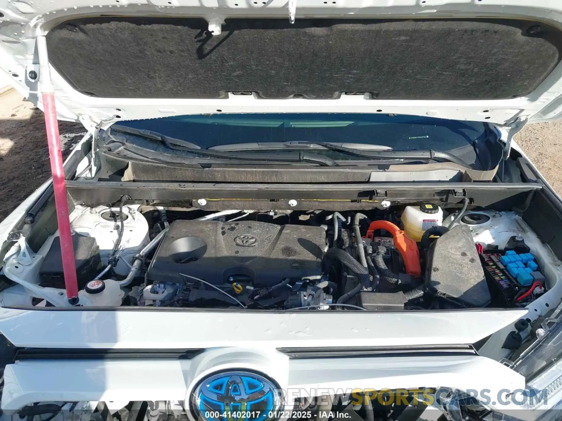 10 fotografías del automóvil dañado JTME6RFV3ND529342 TOYOTA RAV4 HYBRID 2022