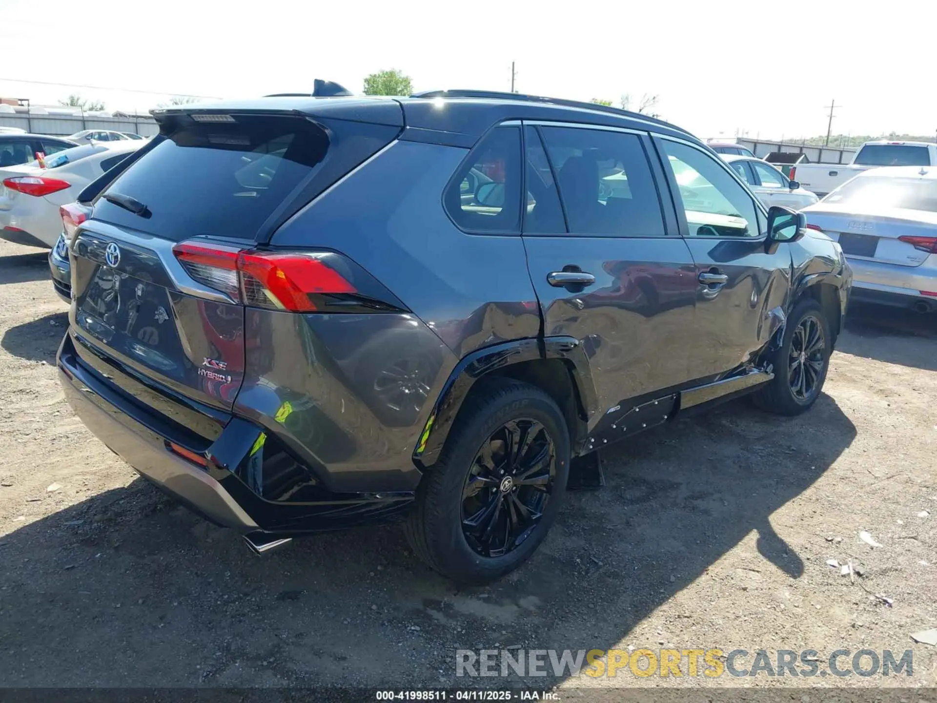 4 fotografías del automóvil dañado JTME6RFV5ND527043 TOYOTA RAV4 HYBRID 2022
