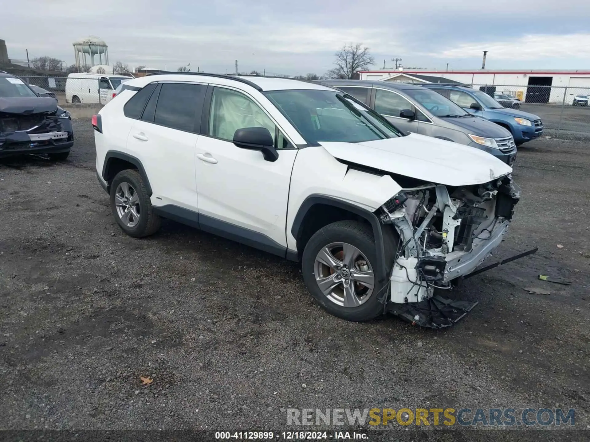 1 fotografías del automóvil dañado JTMLWRFV7ND143465 TOYOTA RAV4 HYBRID 2022