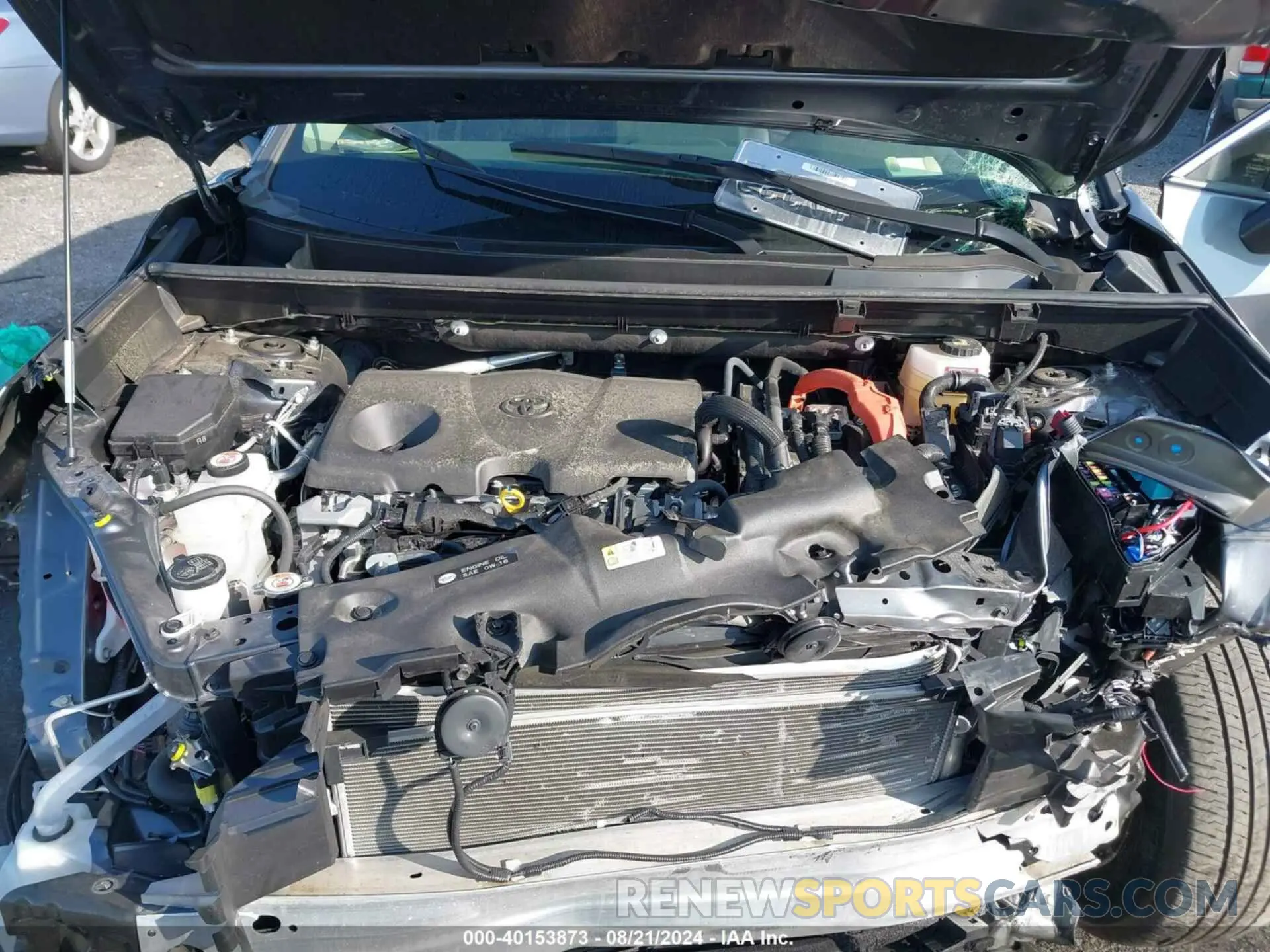 10 fotografías del automóvil dañado JTMMWRFV1ND568801 TOYOTA RAV4 HYBRID 2022