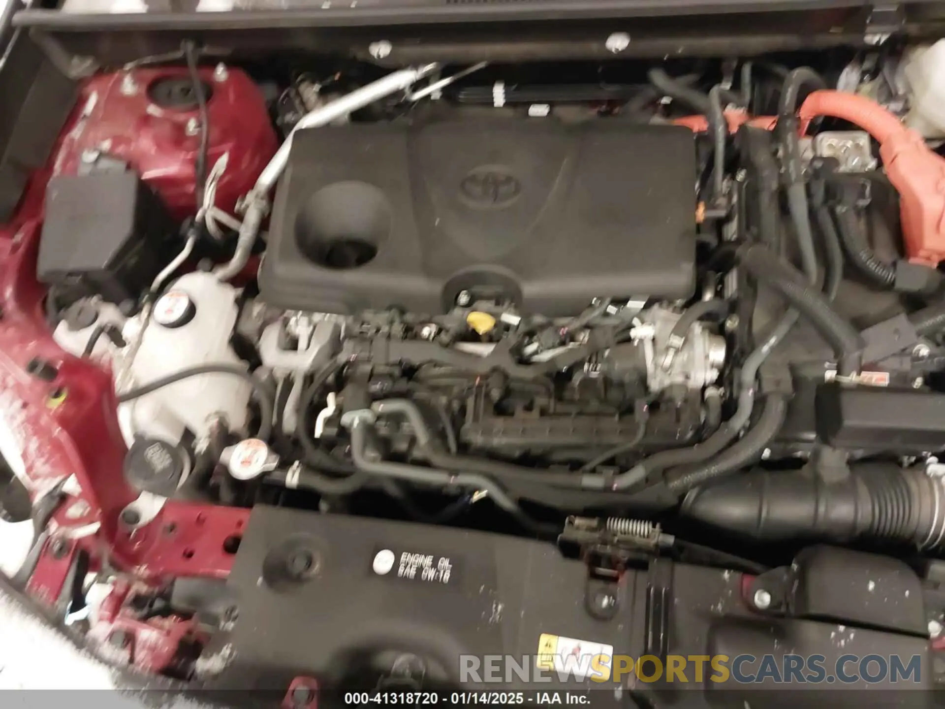 10 fotografías del automóvil dañado JTMRWRFV2ND564732 TOYOTA RAV4 HYBRID 2022