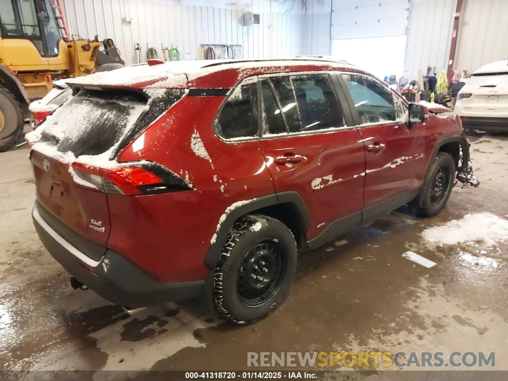 4 fotografías del automóvil dañado JTMRWRFV2ND564732 TOYOTA RAV4 HYBRID 2022
