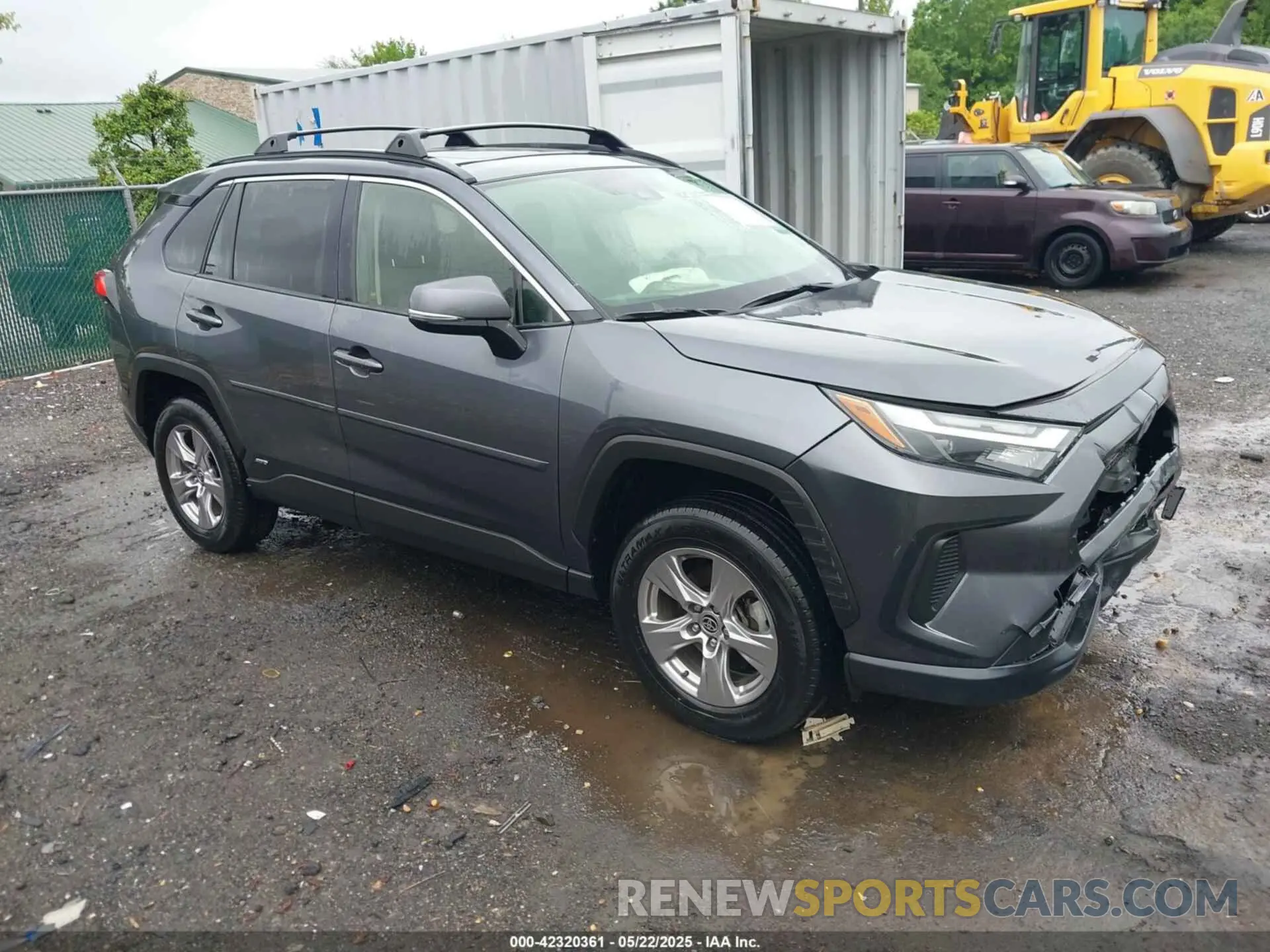 1 fotografías del automóvil dañado JTMRWRFV6ND568122 TOYOTA RAV4 HYBRID 2022