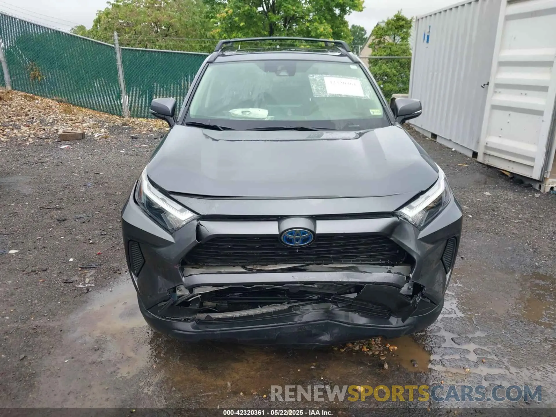 12 fotografías del automóvil dañado JTMRWRFV6ND568122 TOYOTA RAV4 HYBRID 2022