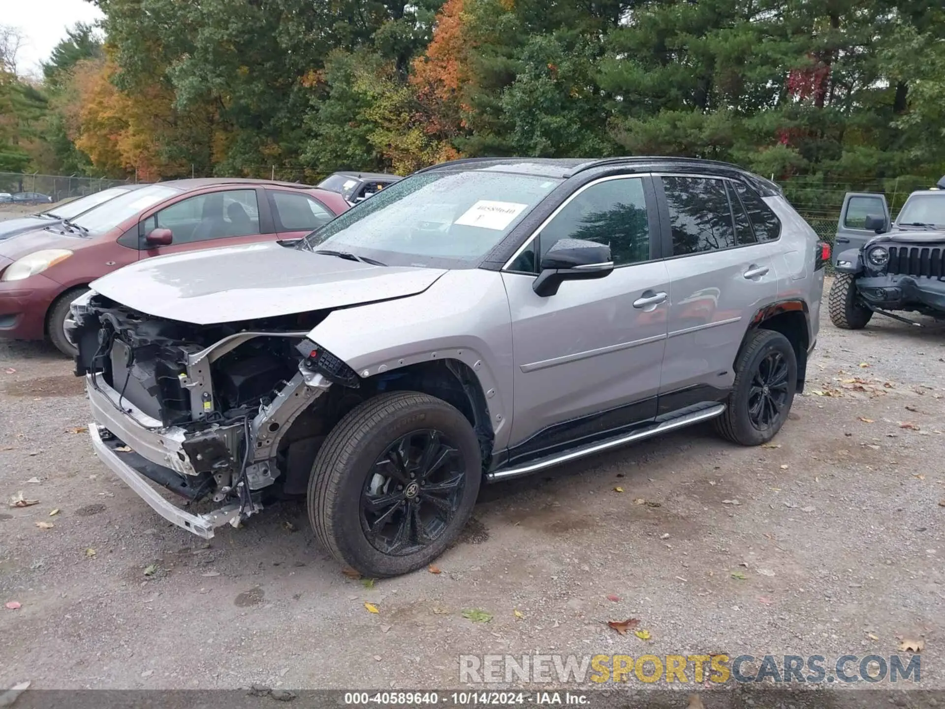 2 fotografías del automóvil dañado 2T3E6RFV2PW041604 TOYOTA RAV4 HYBRID 2023