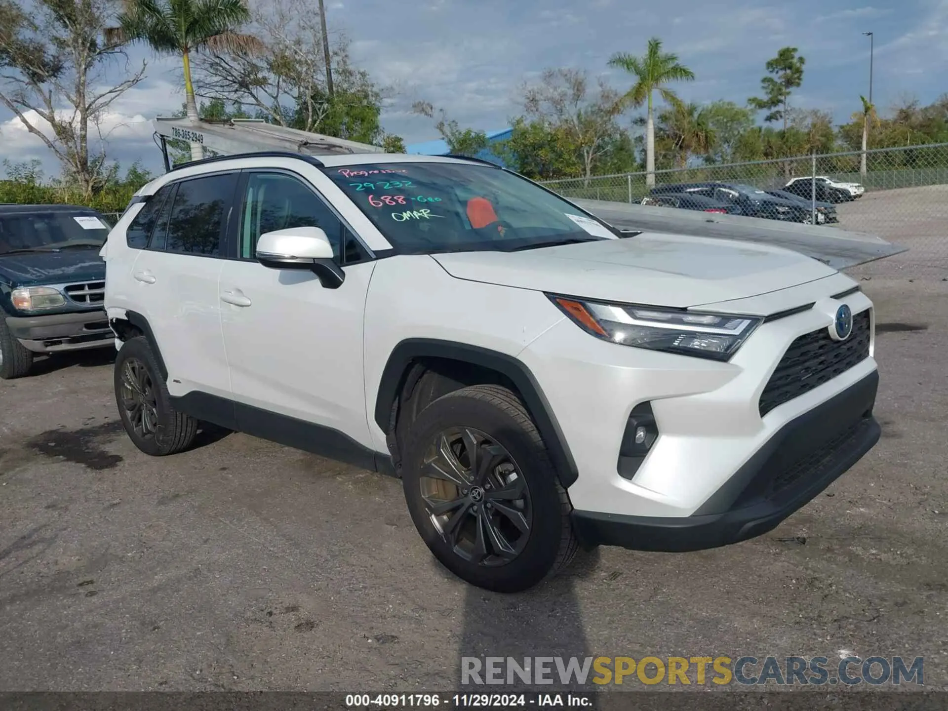 1 fotografías del automóvil dañado 4T3B6RFV5PU121837 TOYOTA RAV4 HYBRID 2023
