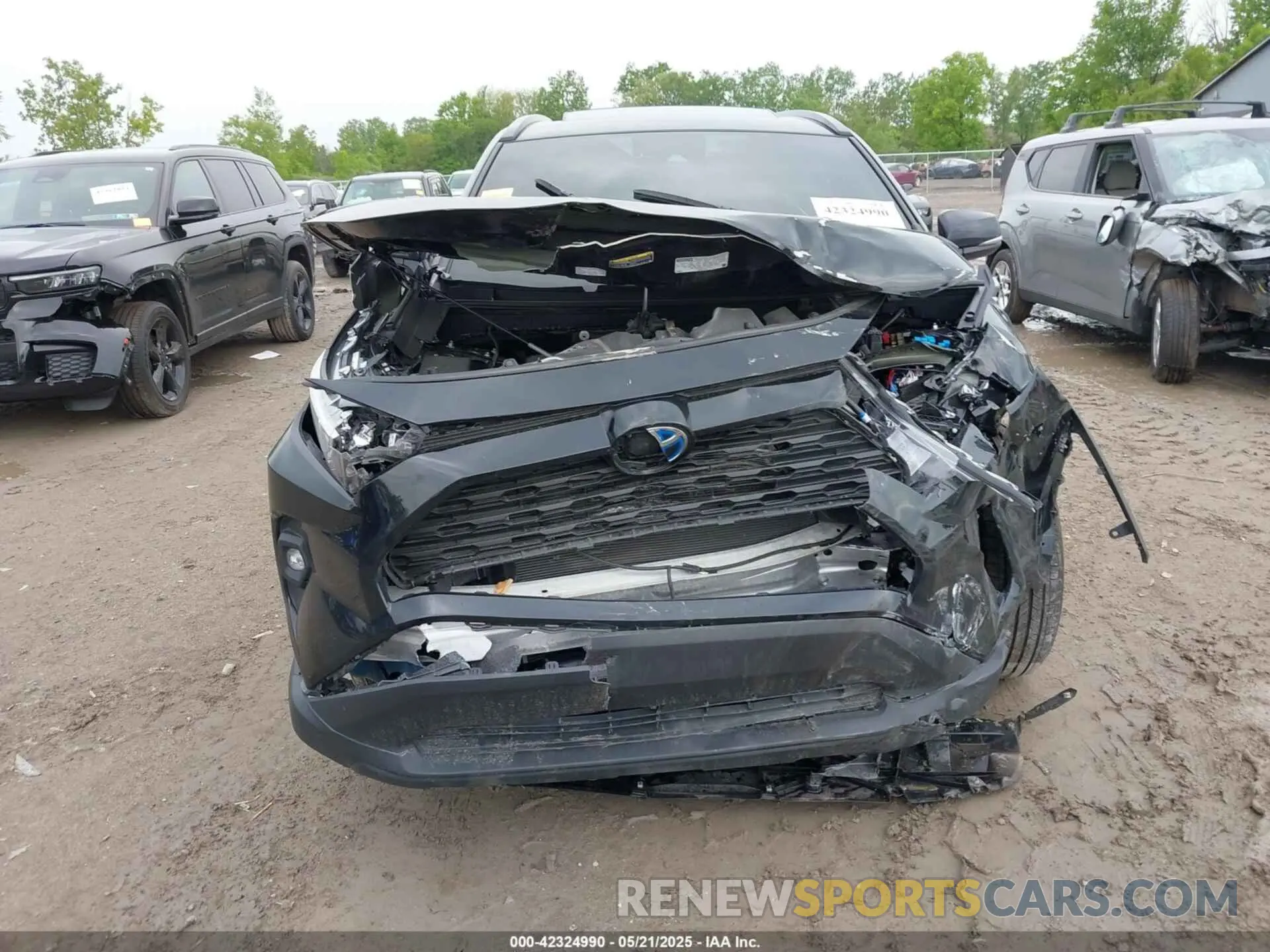 12 fotografías del automóvil dañado 4T3B6RFV6PU126643 TOYOTA RAV4 HYBRID 2023