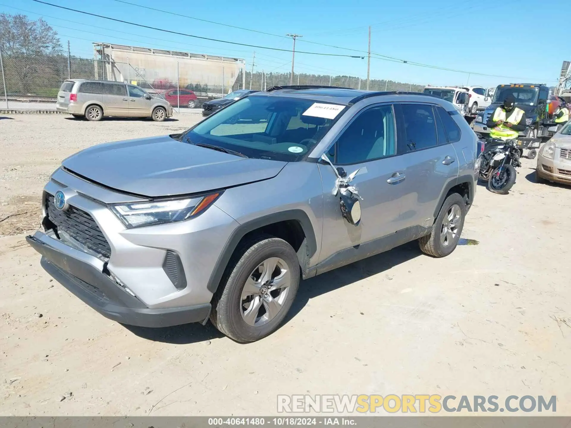 2 fotografías del automóvil dañado 4T3RWRFV2PU106632 TOYOTA RAV4 HYBRID 2023