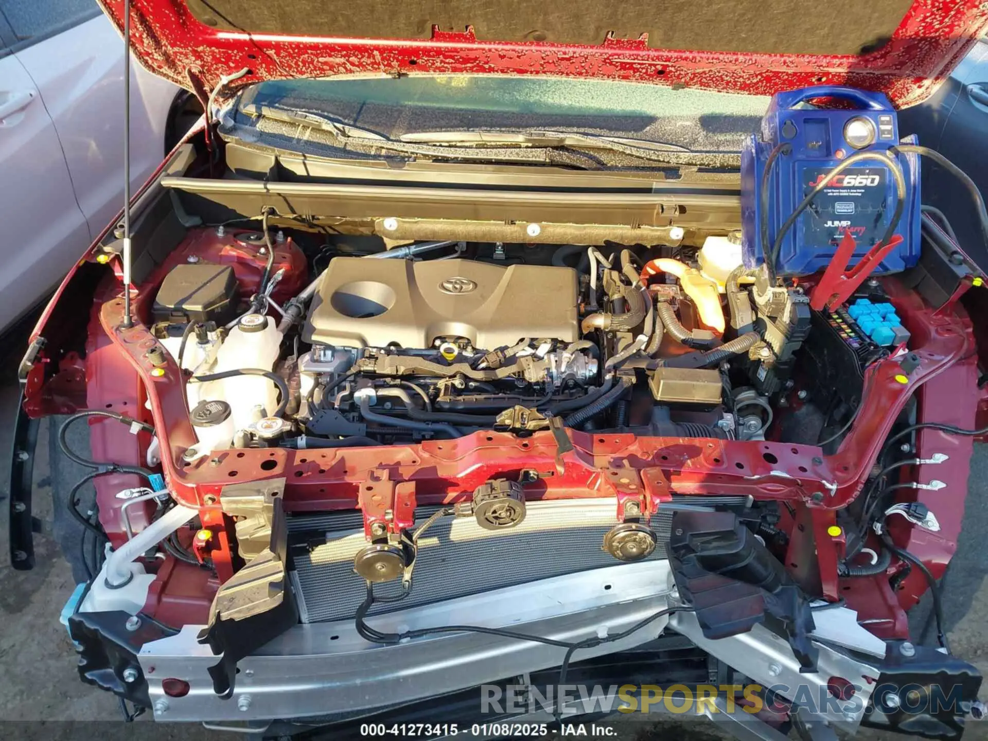 10 fotografías del automóvil dañado JTMD6RFV0PD542046 TOYOTA RAV4 HYBRID 2023