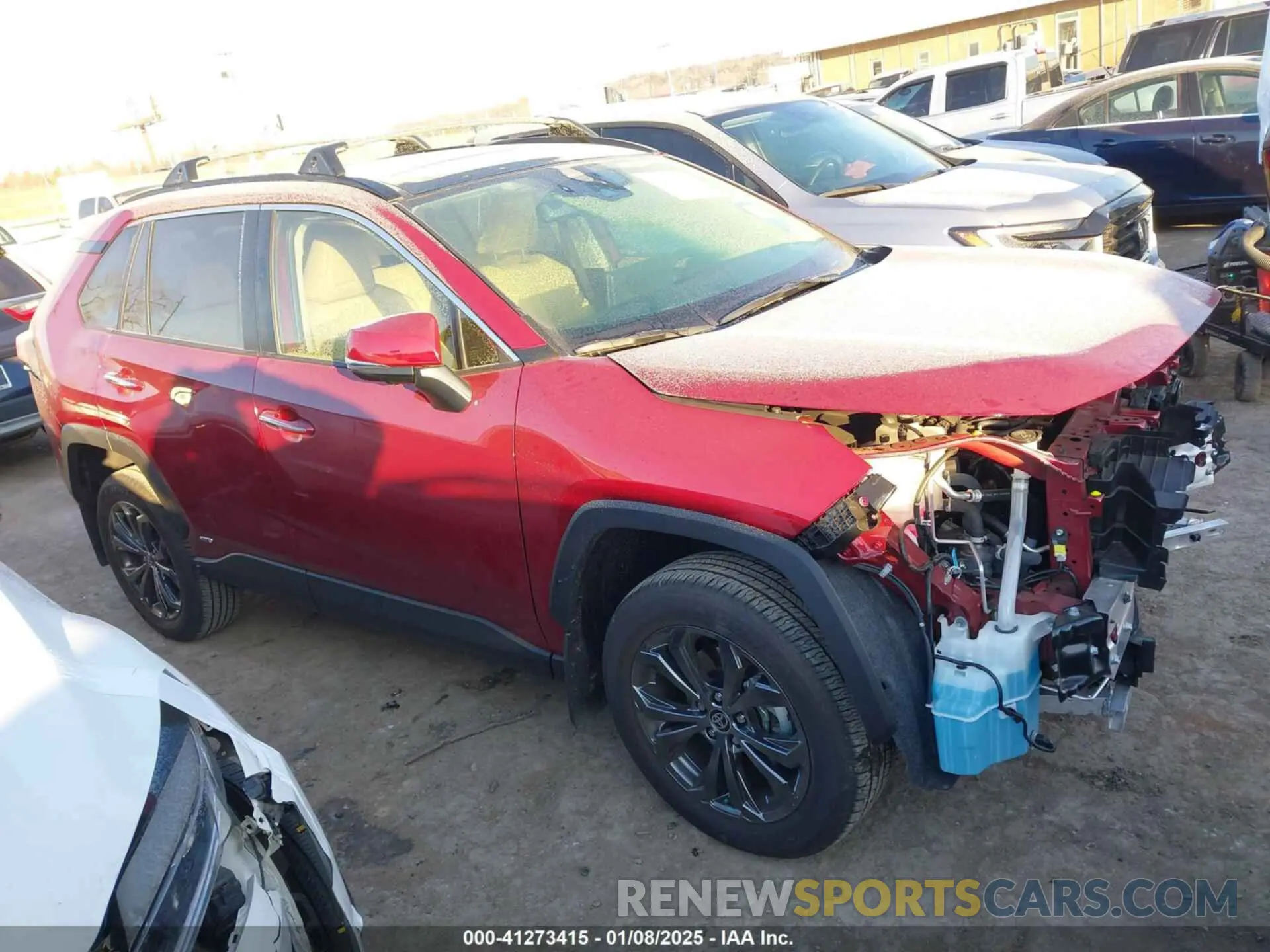 14 fotografías del automóvil dañado JTMD6RFV0PD542046 TOYOTA RAV4 HYBRID 2023