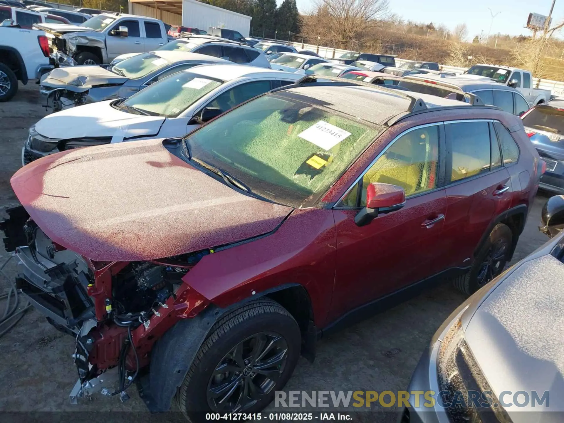 15 fotografías del automóvil dañado JTMD6RFV0PD542046 TOYOTA RAV4 HYBRID 2023