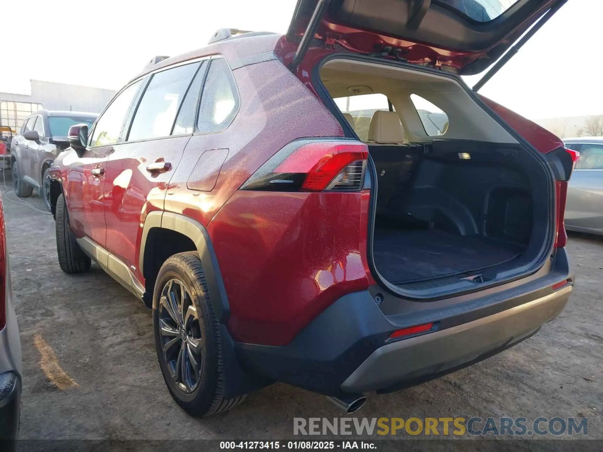 3 fotografías del automóvil dañado JTMD6RFV0PD542046 TOYOTA RAV4 HYBRID 2023