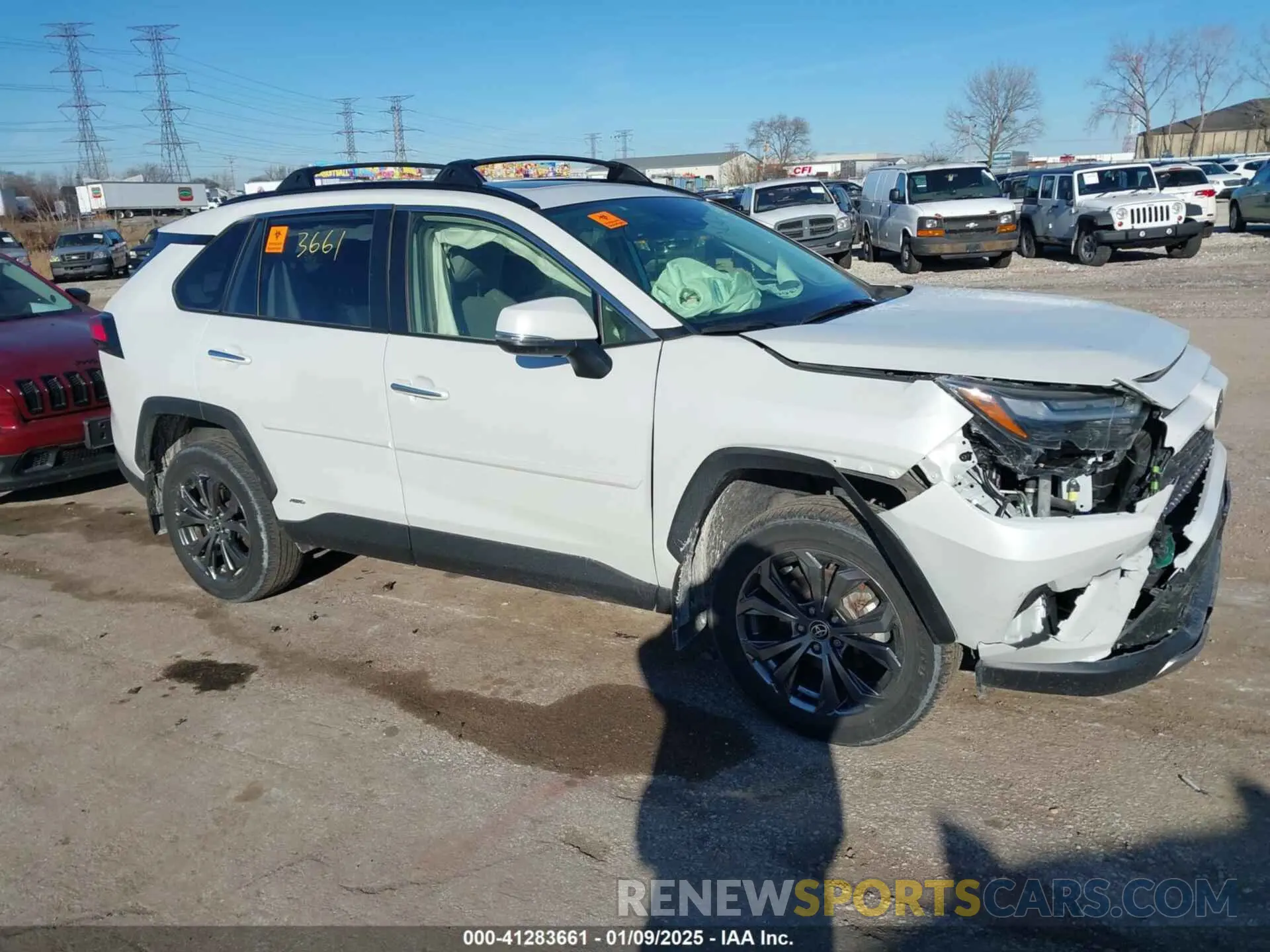 1 fotografías del automóvil dañado JTMD6RFV7PD537250 TOYOTA RAV4 HYBRID 2023