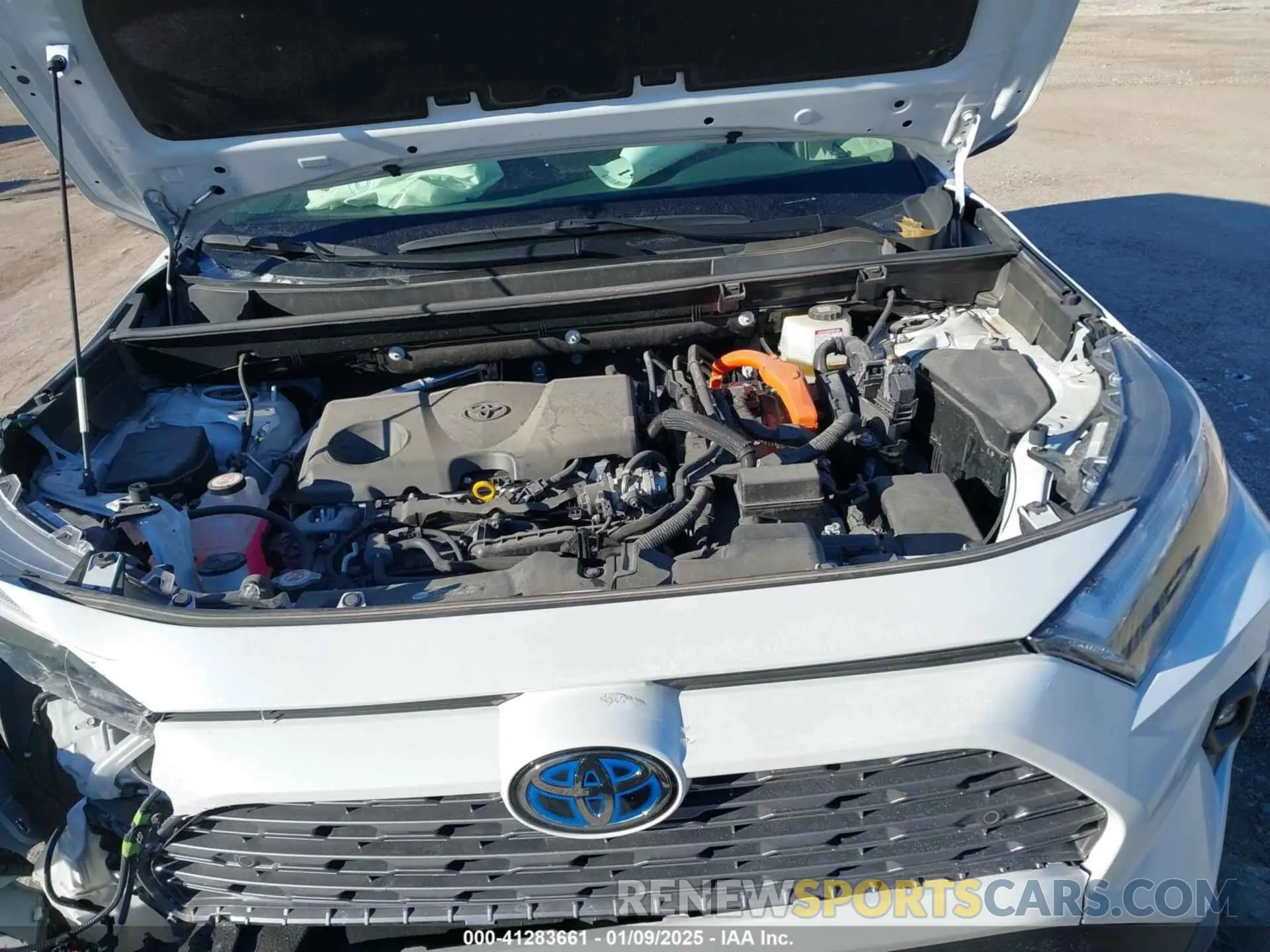 10 fotografías del automóvil dañado JTMD6RFV7PD537250 TOYOTA RAV4 HYBRID 2023
