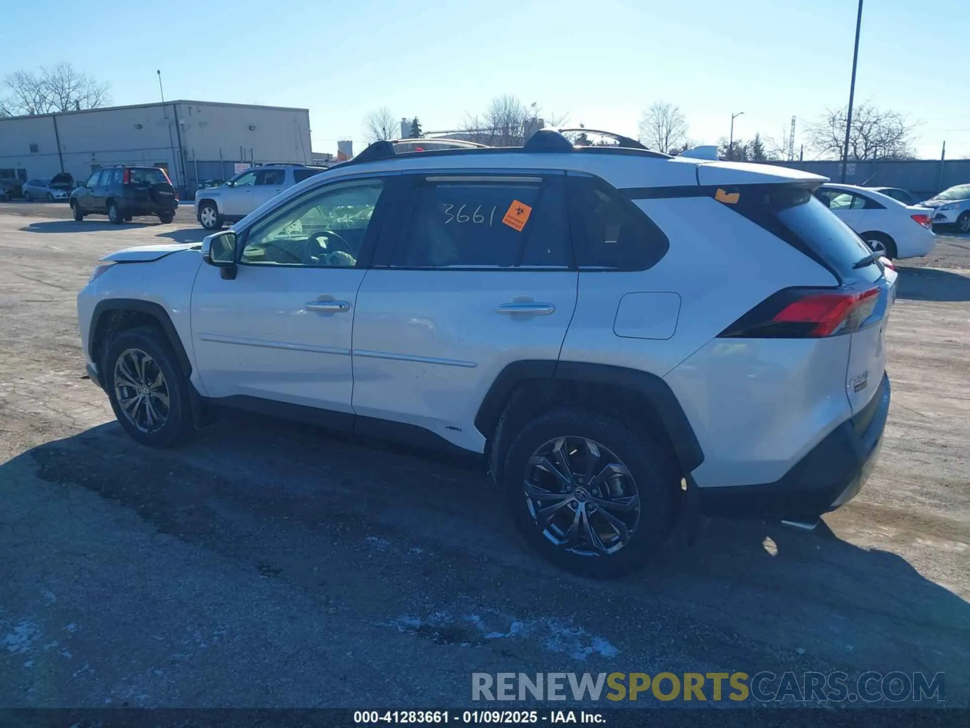 3 fotografías del automóvil dañado JTMD6RFV7PD537250 TOYOTA RAV4 HYBRID 2023