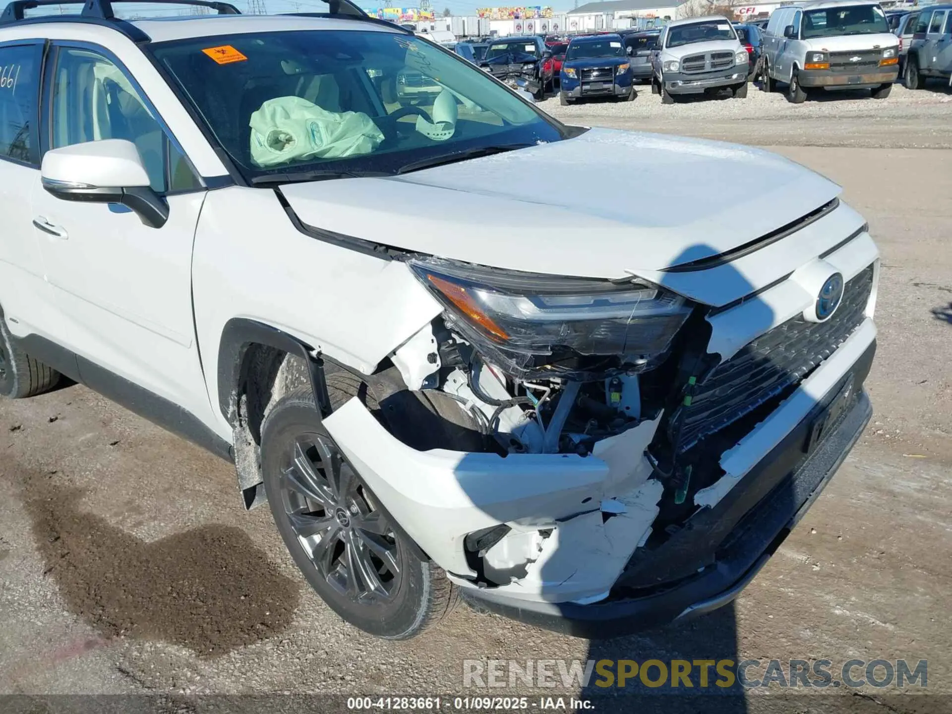 6 fotografías del automóvil dañado JTMD6RFV7PD537250 TOYOTA RAV4 HYBRID 2023