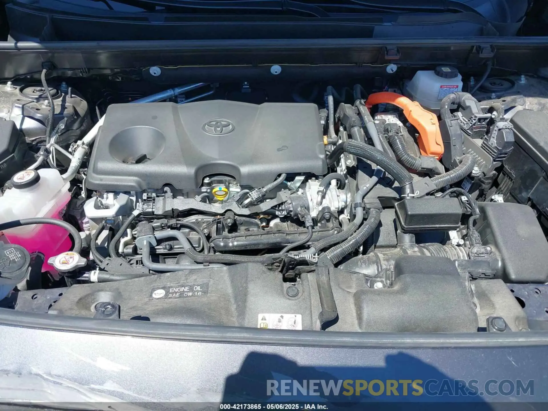 10 fotografías del automóvil dañado JTME6RFV2PJ037308 TOYOTA RAV4 HYBRID 2023