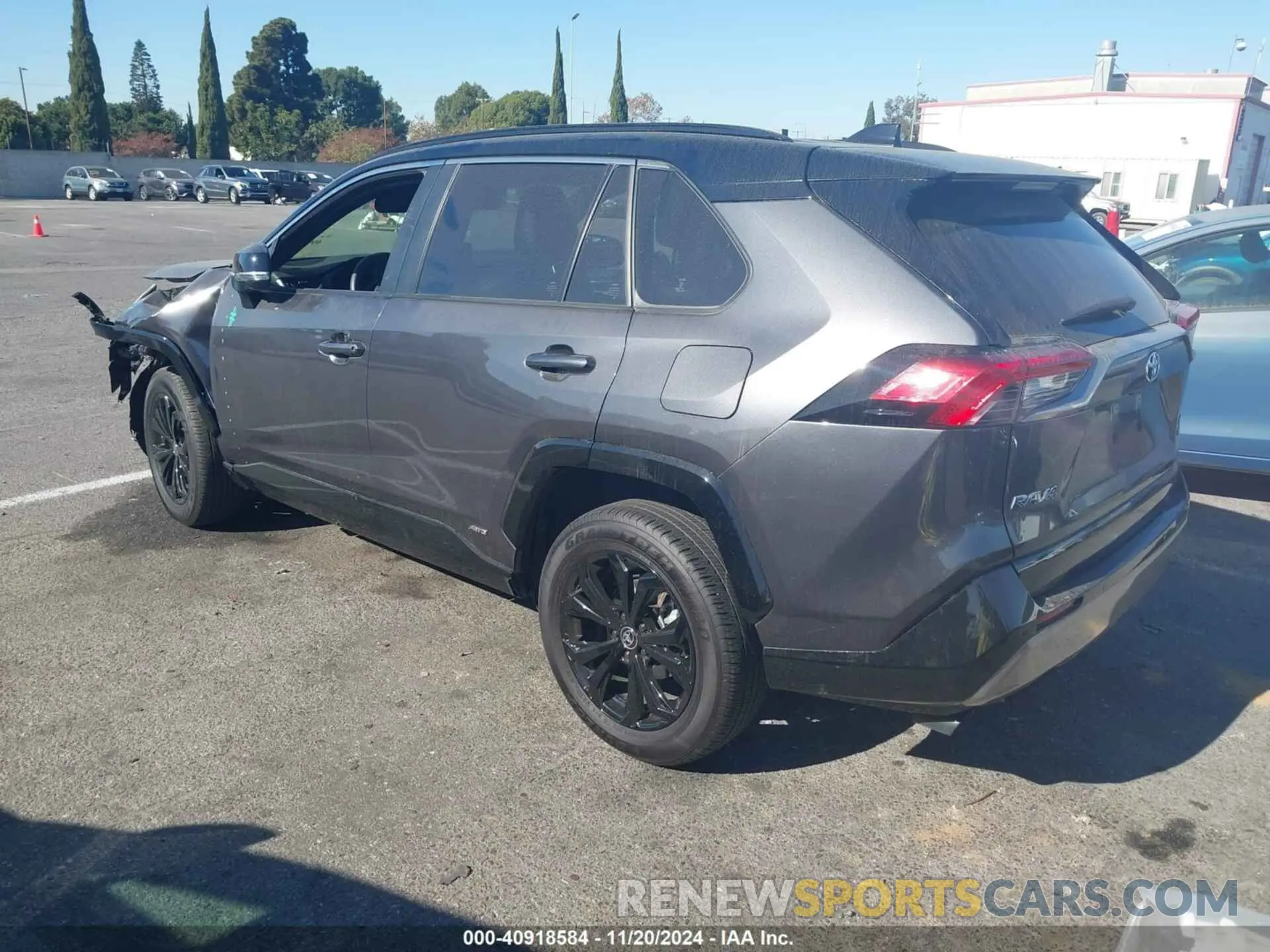 3 fotografías del automóvil dañado JTME6RFV7PJ036669 TOYOTA RAV4 HYBRID 2023