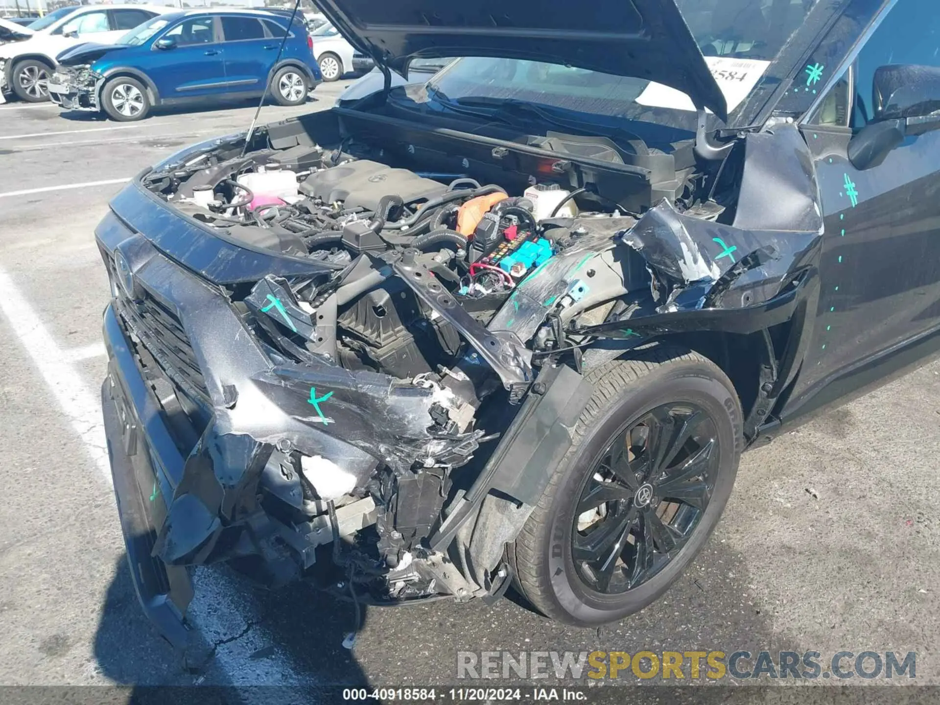 6 fotografías del automóvil dañado JTME6RFV7PJ036669 TOYOTA RAV4 HYBRID 2023
